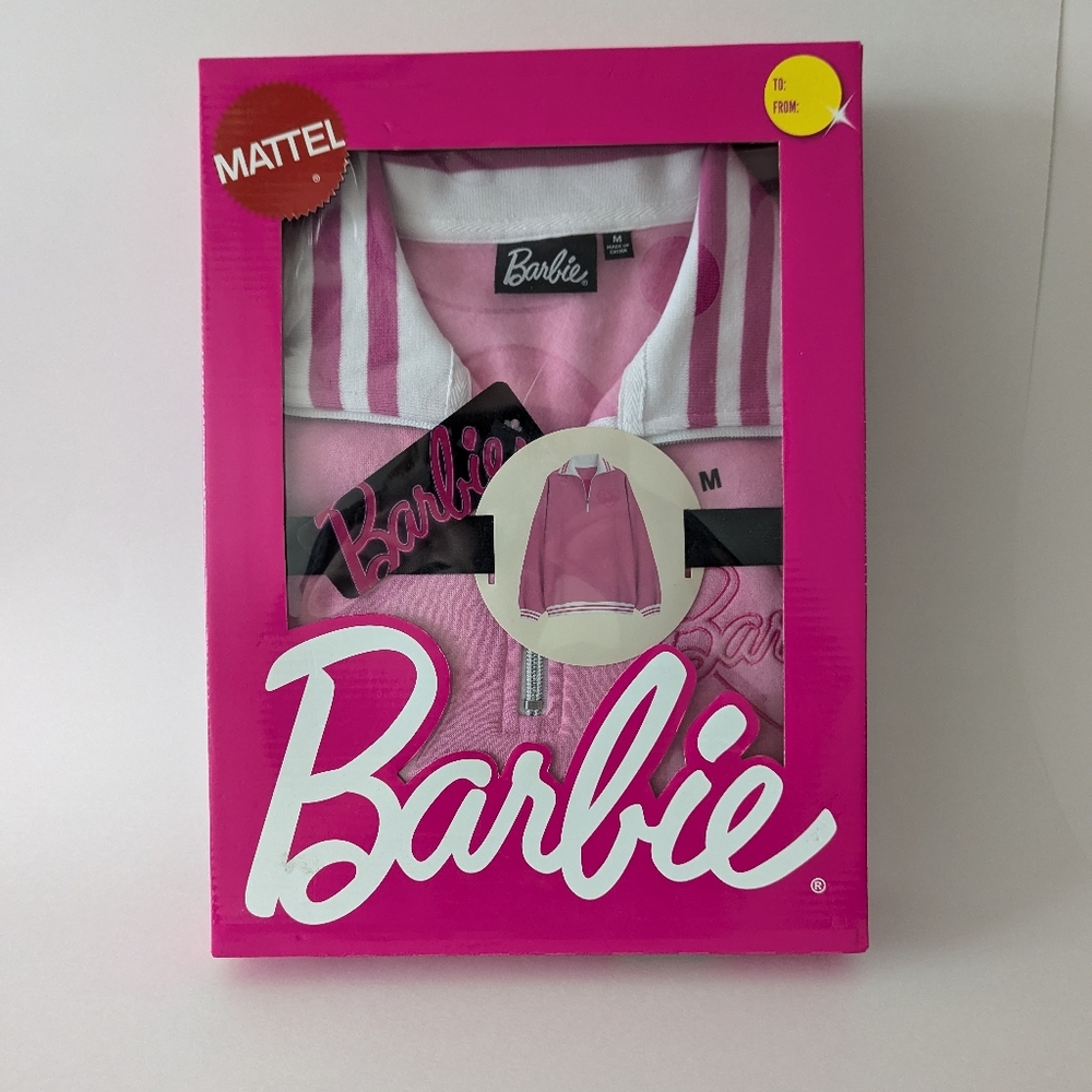 Barbie 3/4 zip fleece
